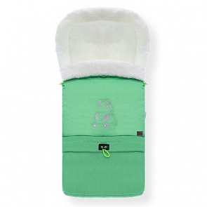 Конверт зимний меховой Nuovita Alaska Bianco verde chiaro/салатовый (Nuovita, NUO-ALAB_2495)